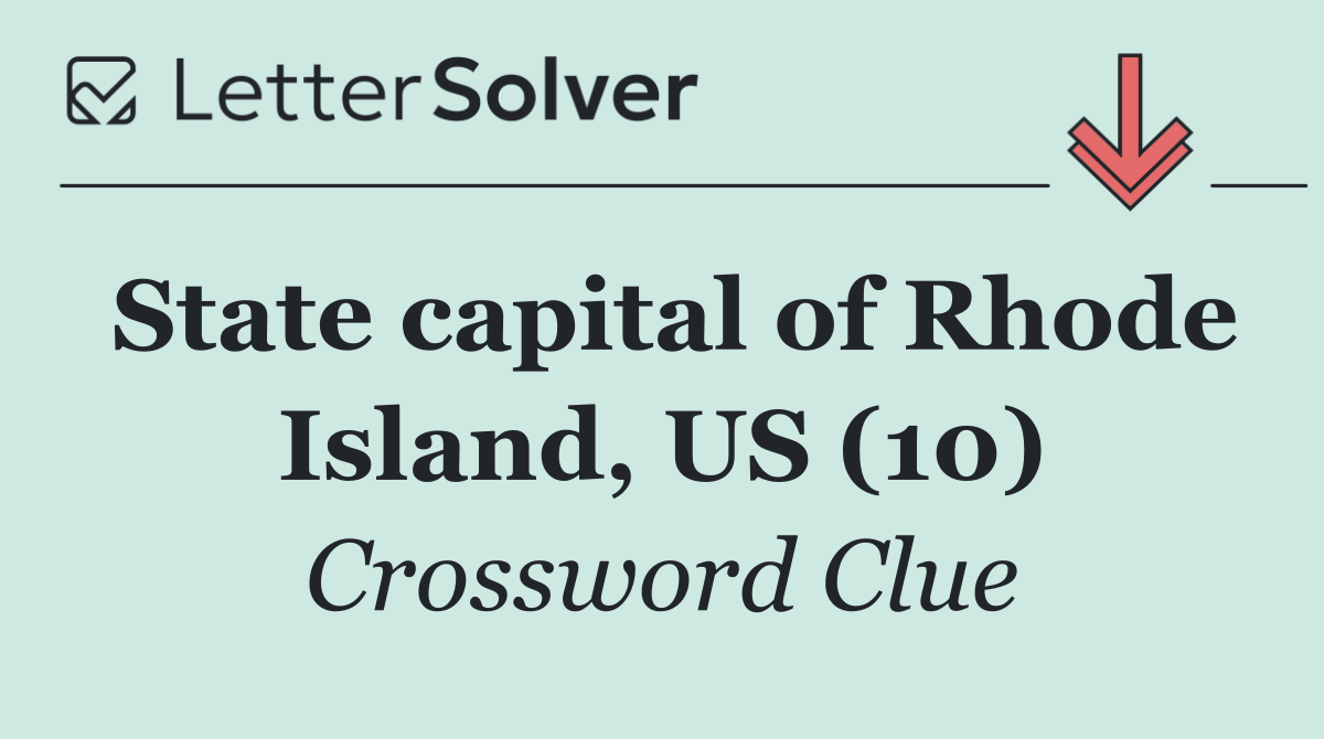 State capital of Rhode Island, US (10)