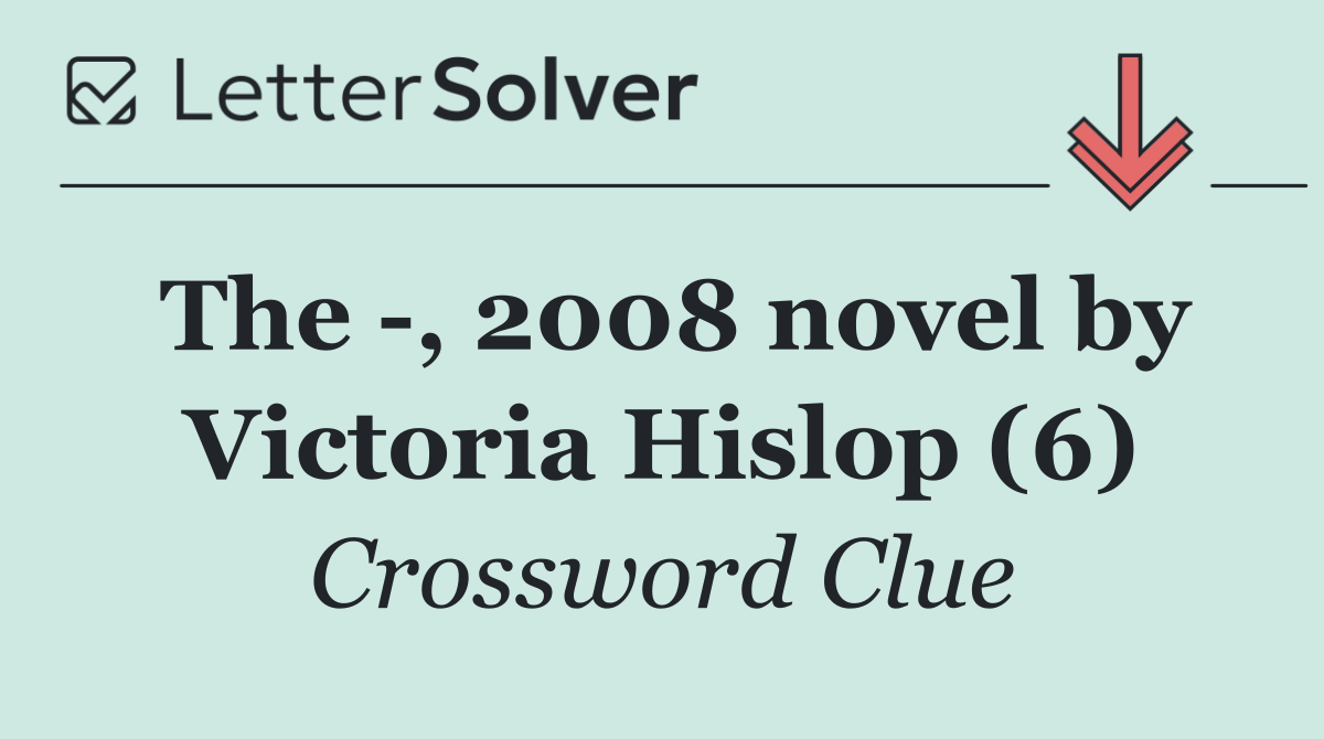 The  , 2008 novel by Victoria Hislop (6)