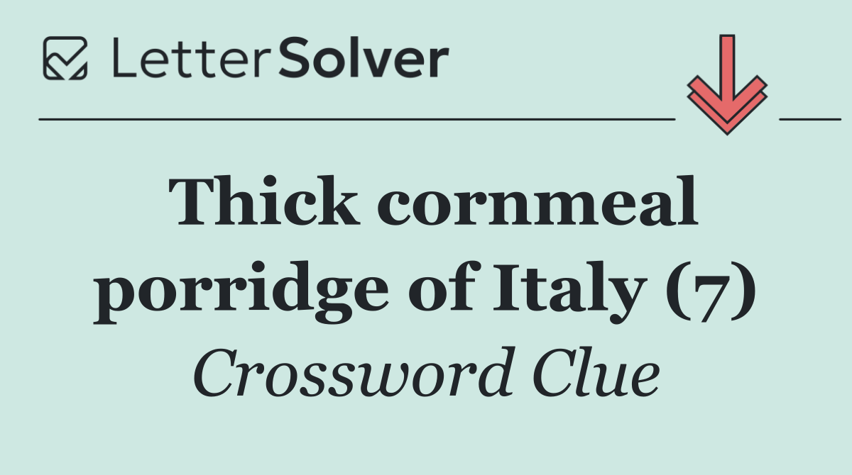 Thick cornmeal porridge of Italy (7)