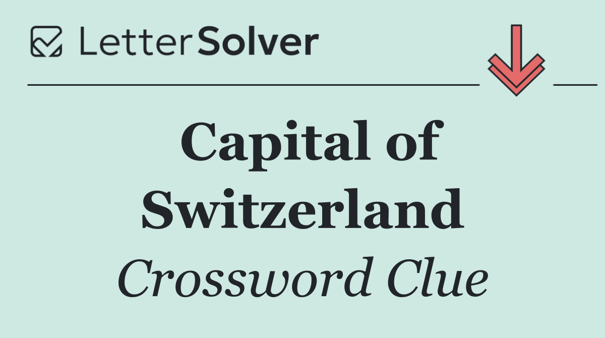 Capital of Switzerland