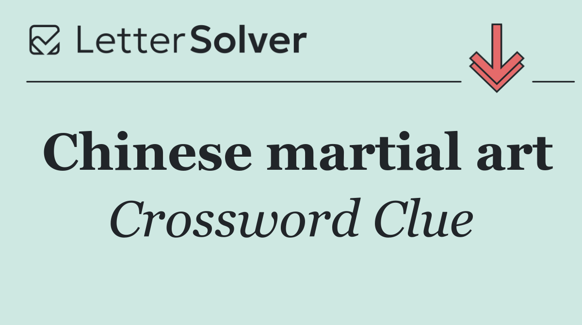 Chinese martial art