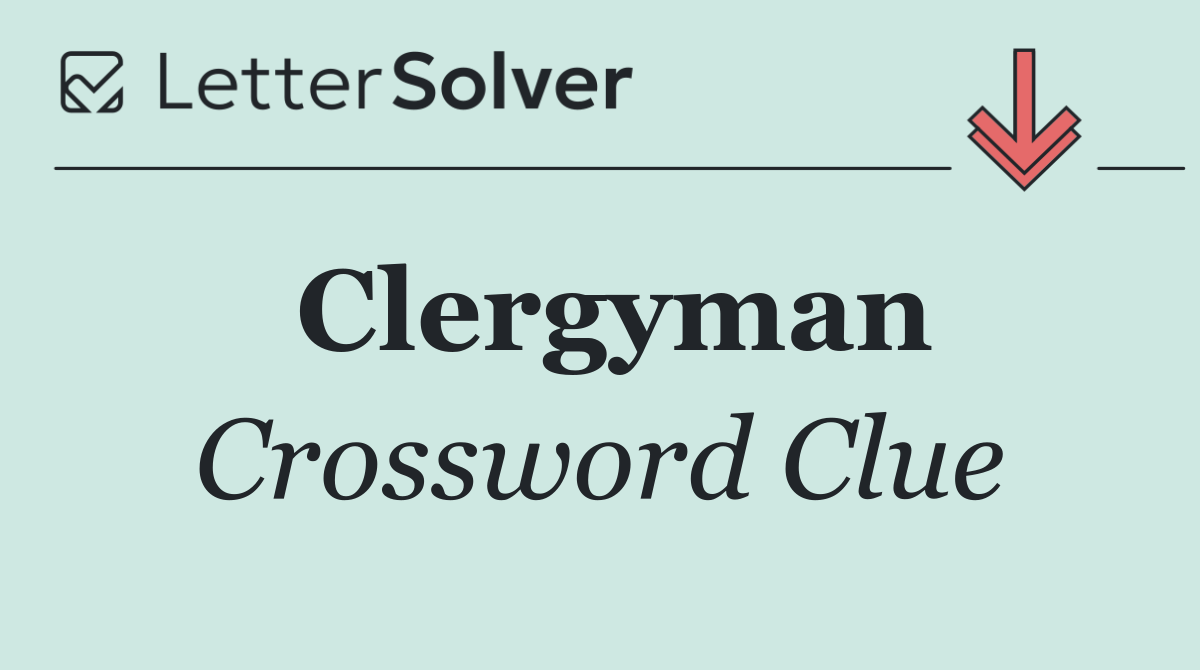 Clergyman