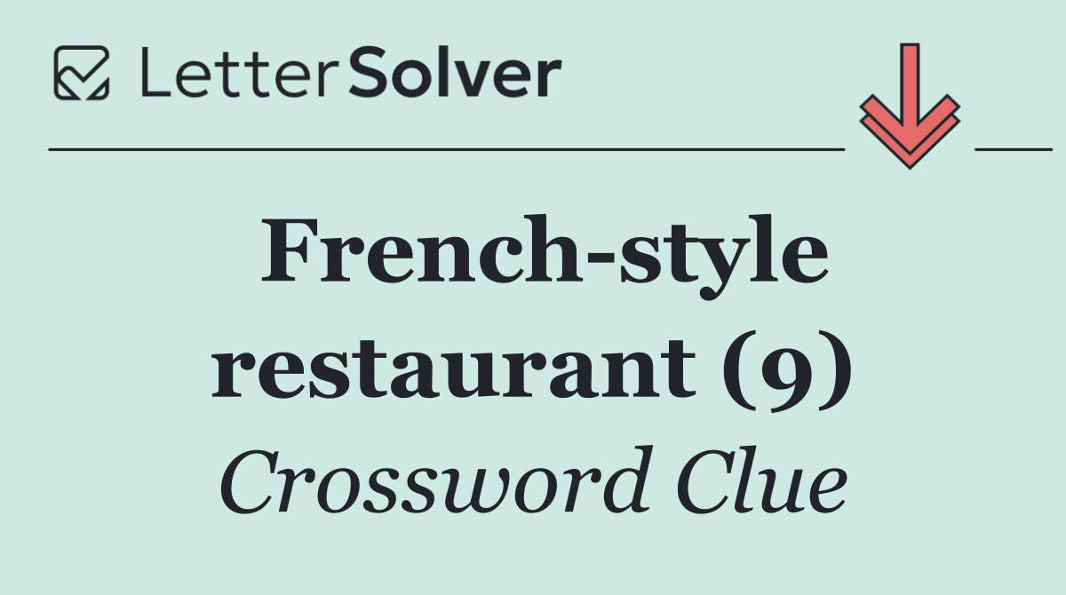 French style restaurant (9)