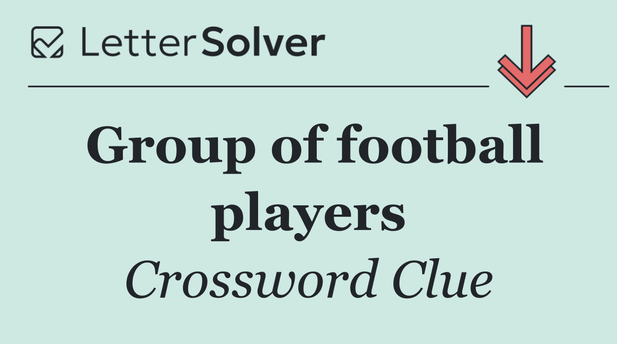 Group of football players