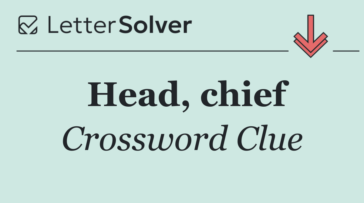 Head, chief