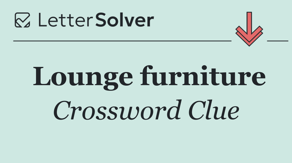 Lounge furniture