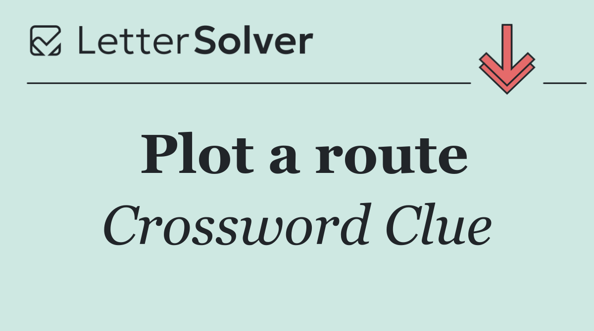Plot a route