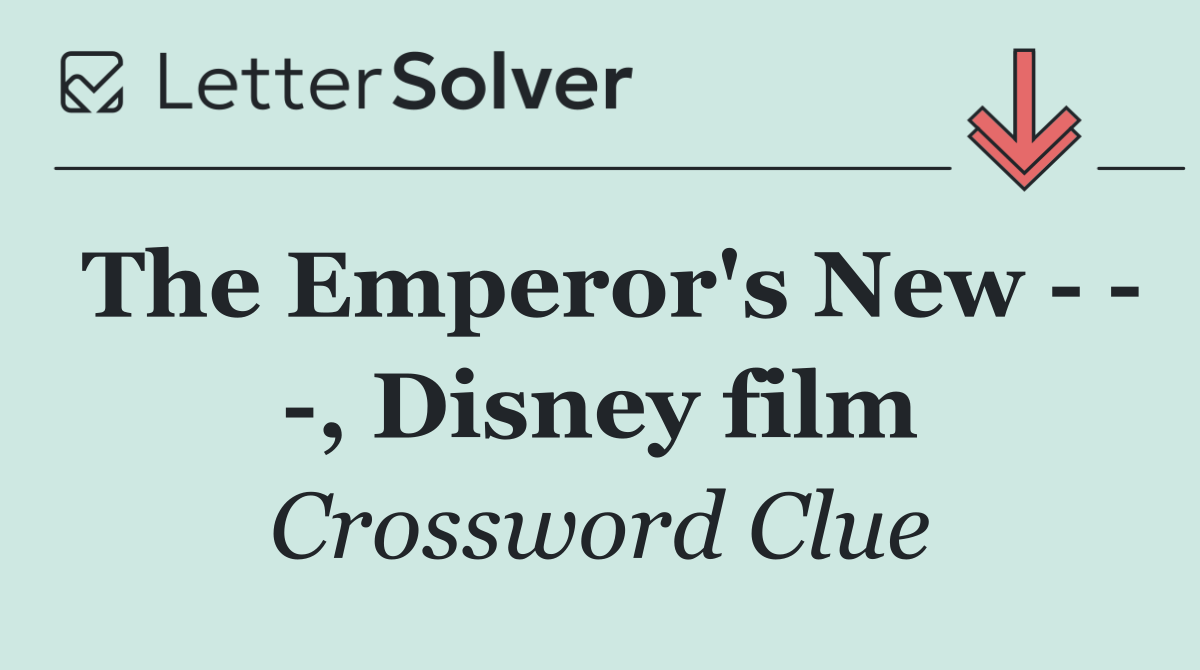 The Emperor's New      , Disney film