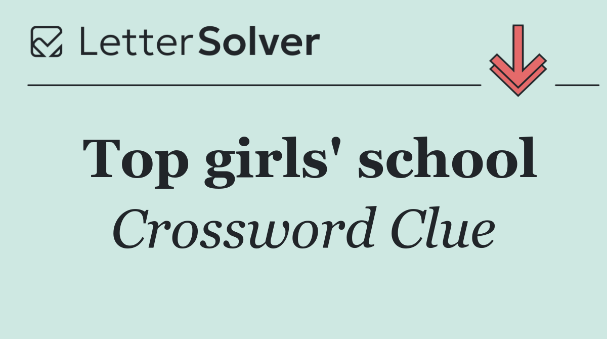Top girls' school