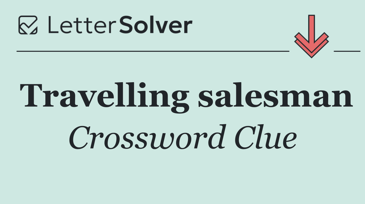 Travelling salesman