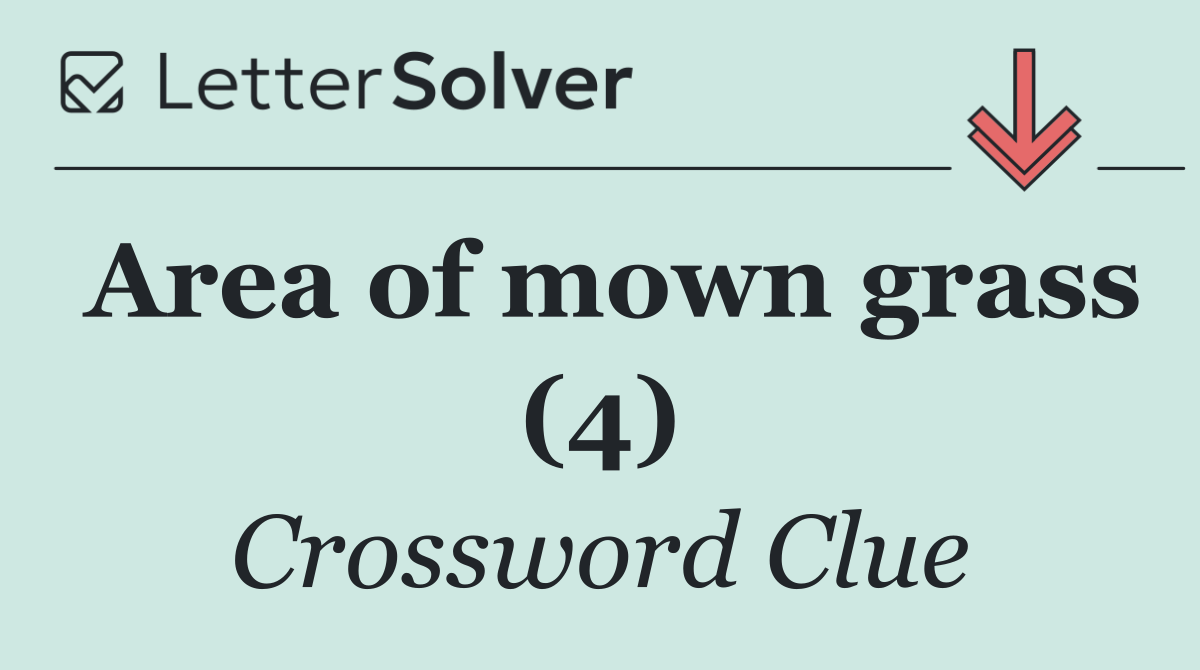 Area of mown grass (4)