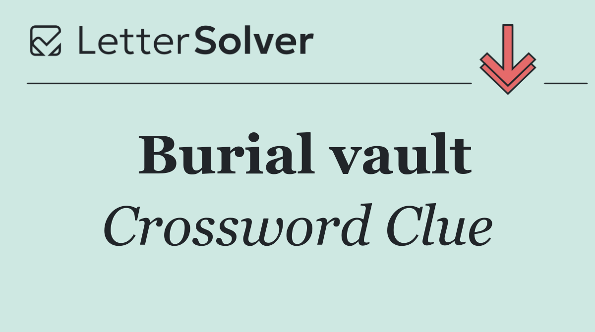 Burial vault