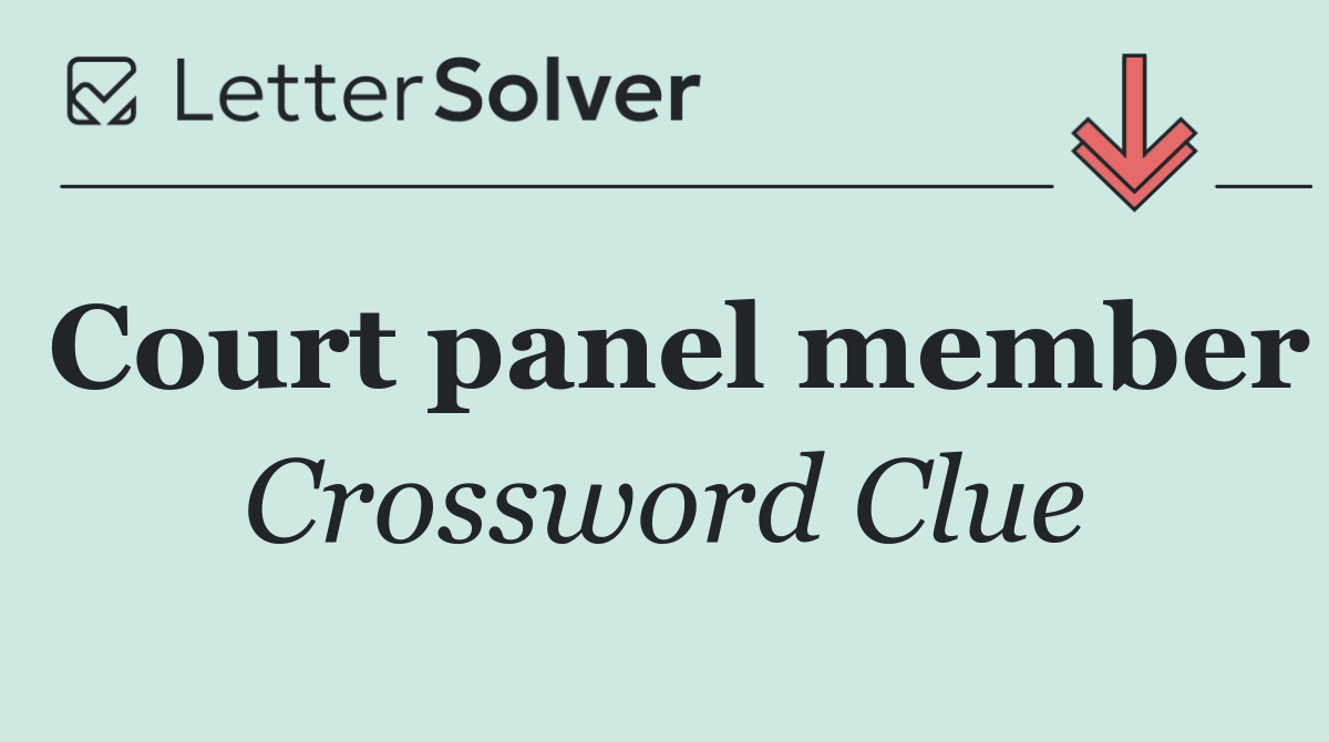 Court panel member