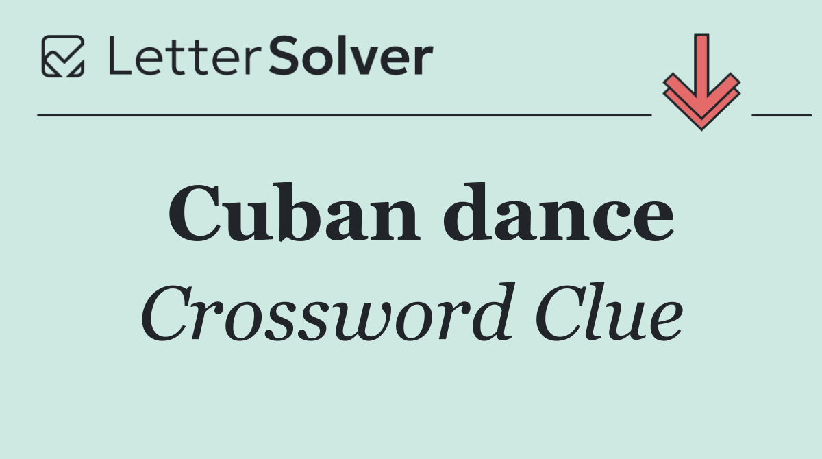 Cuban dance