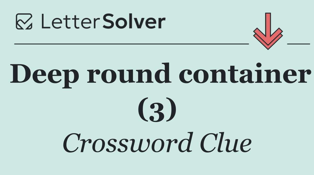 Deep round container (3)