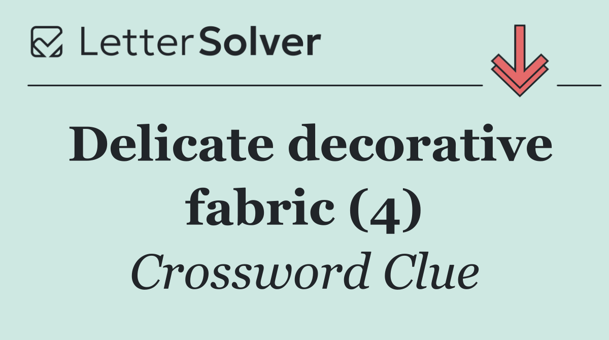 Delicate decorative fabric (4)