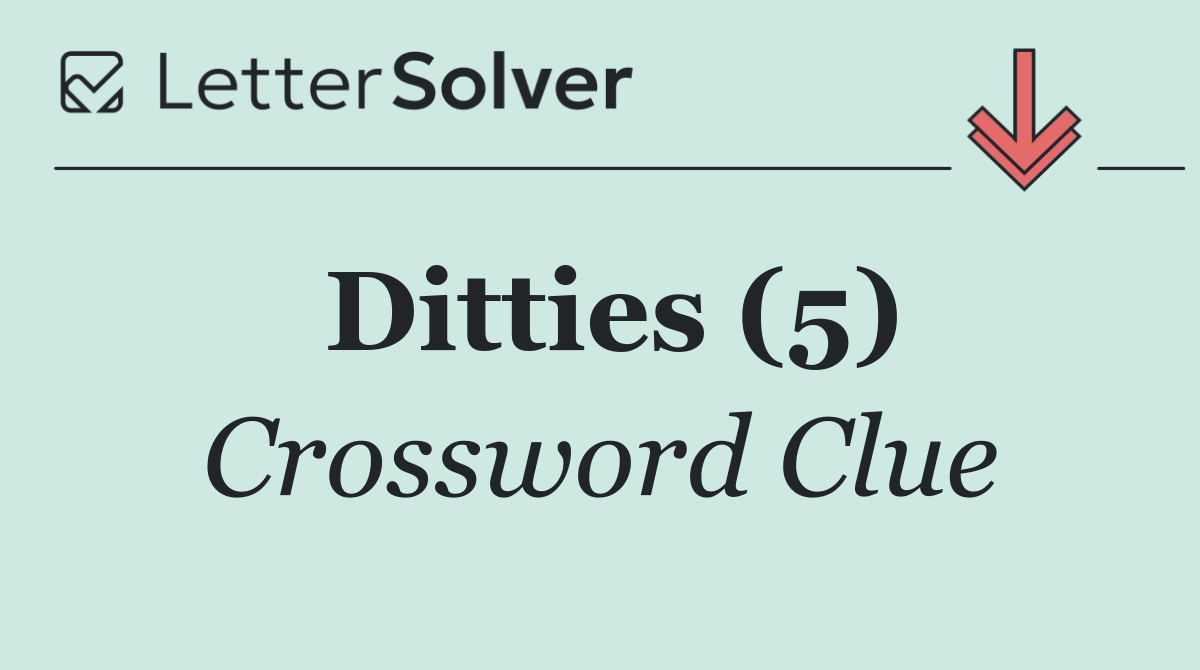 Ditties (5)