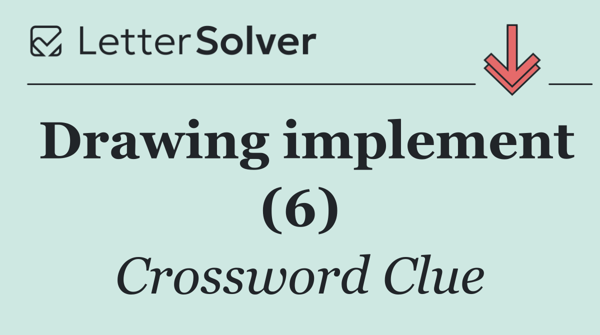Drawing implement (6)