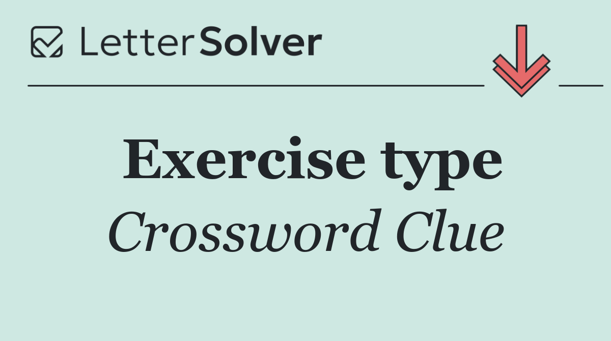 Exercise type