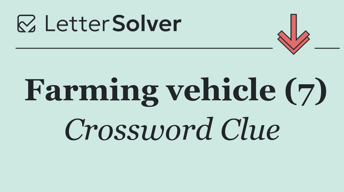 Farming vehicle (7)