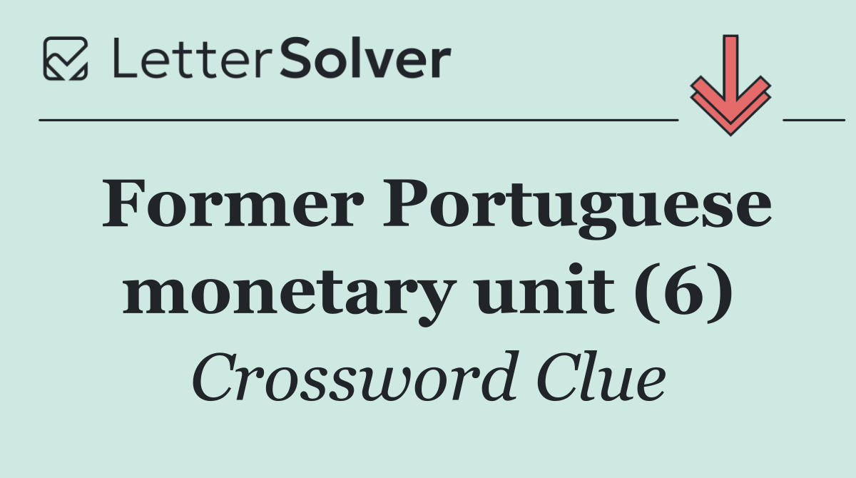 Former Portuguese monetary unit (6)