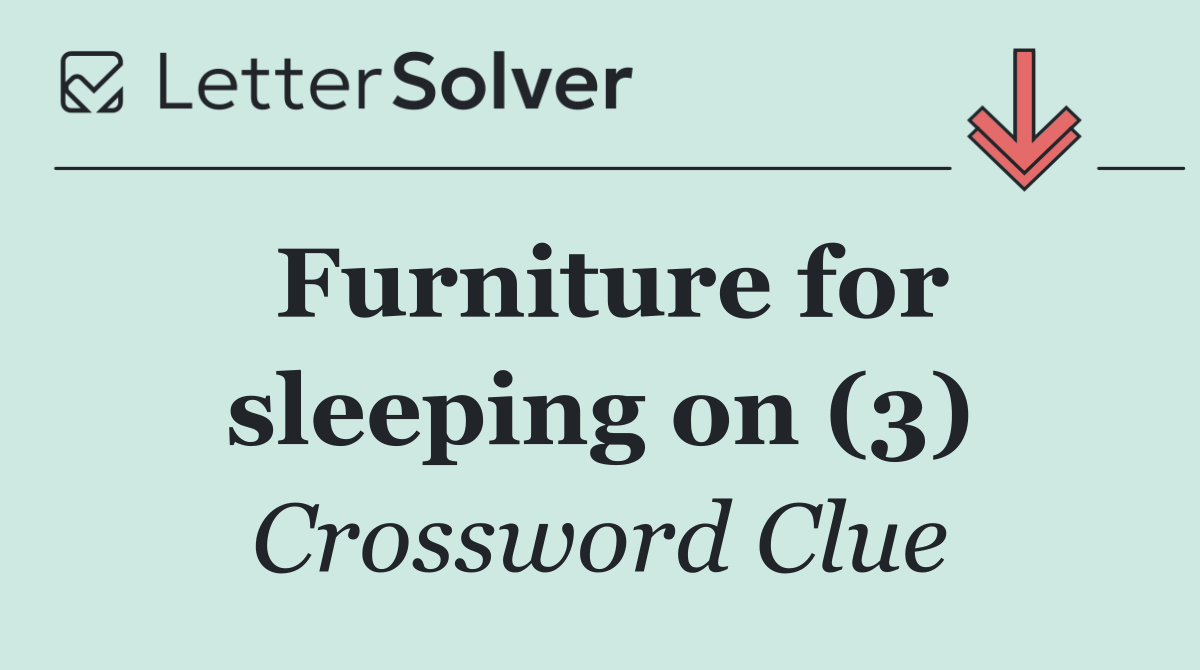 Furniture for sleeping on (3)