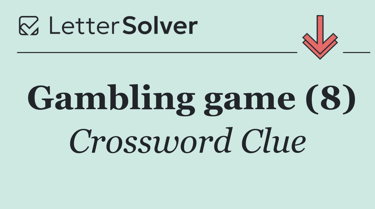 Gambling game (8)