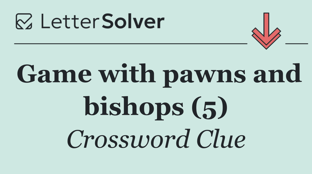 Game with pawns and bishops (5)