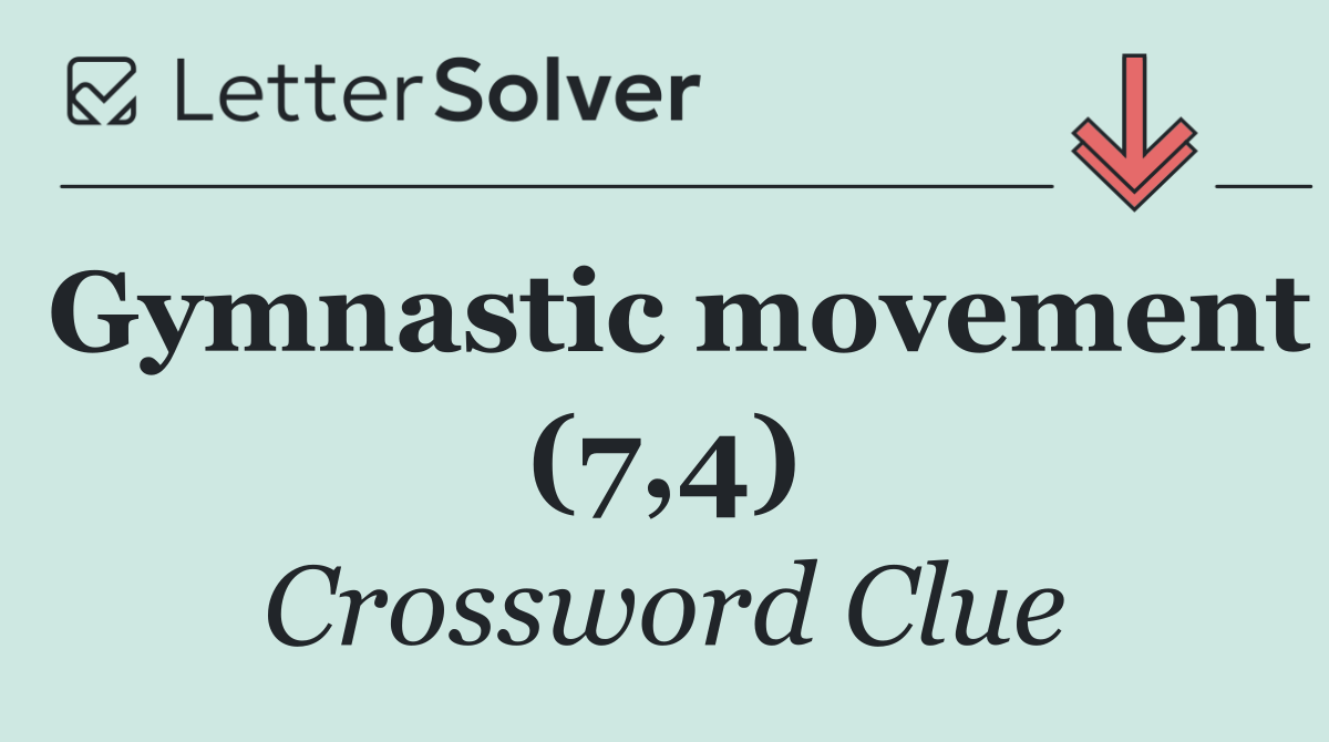 Gymnastic movement (7,4)