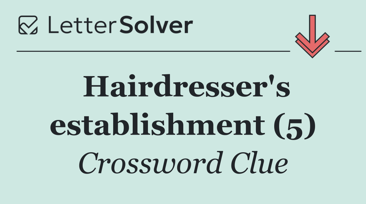 Hairdresser's establishment (5)