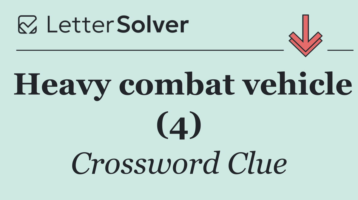 Heavy combat vehicle (4)