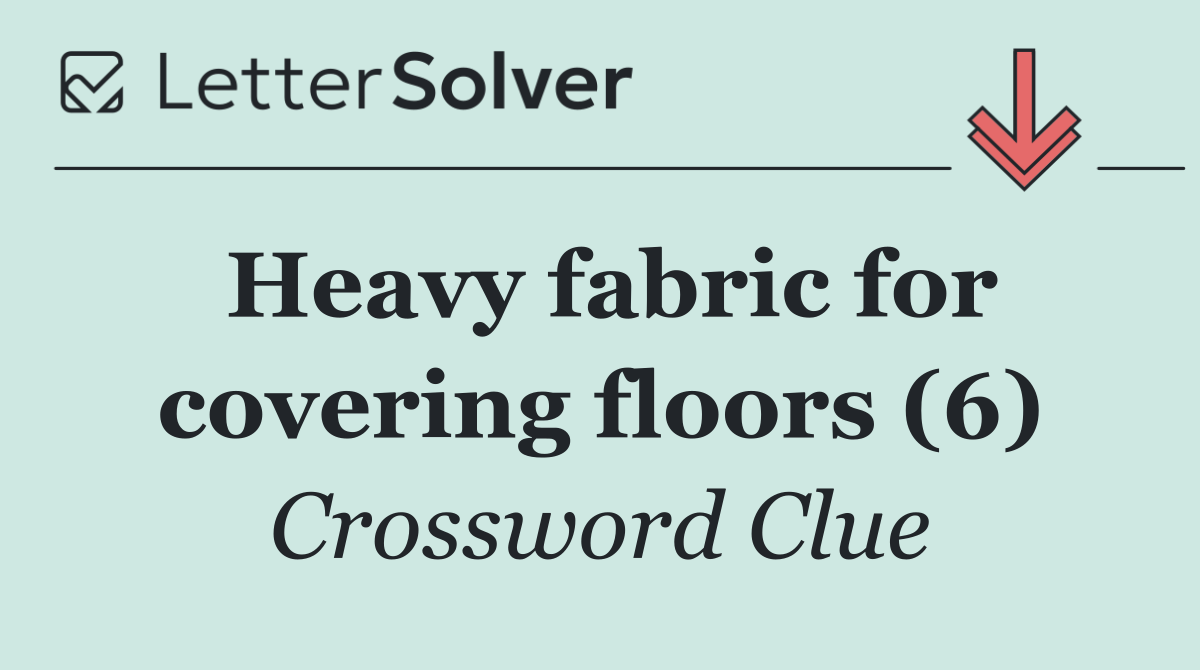 Heavy fabric for covering floors (6)