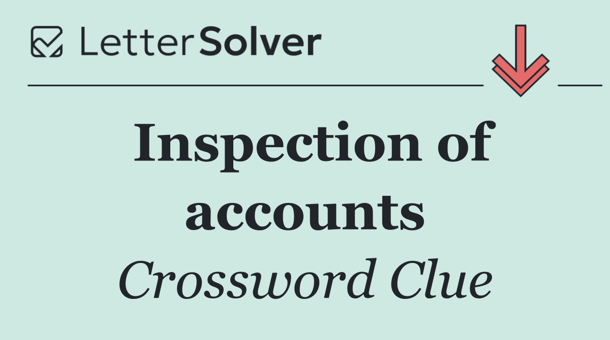 Inspection of accounts