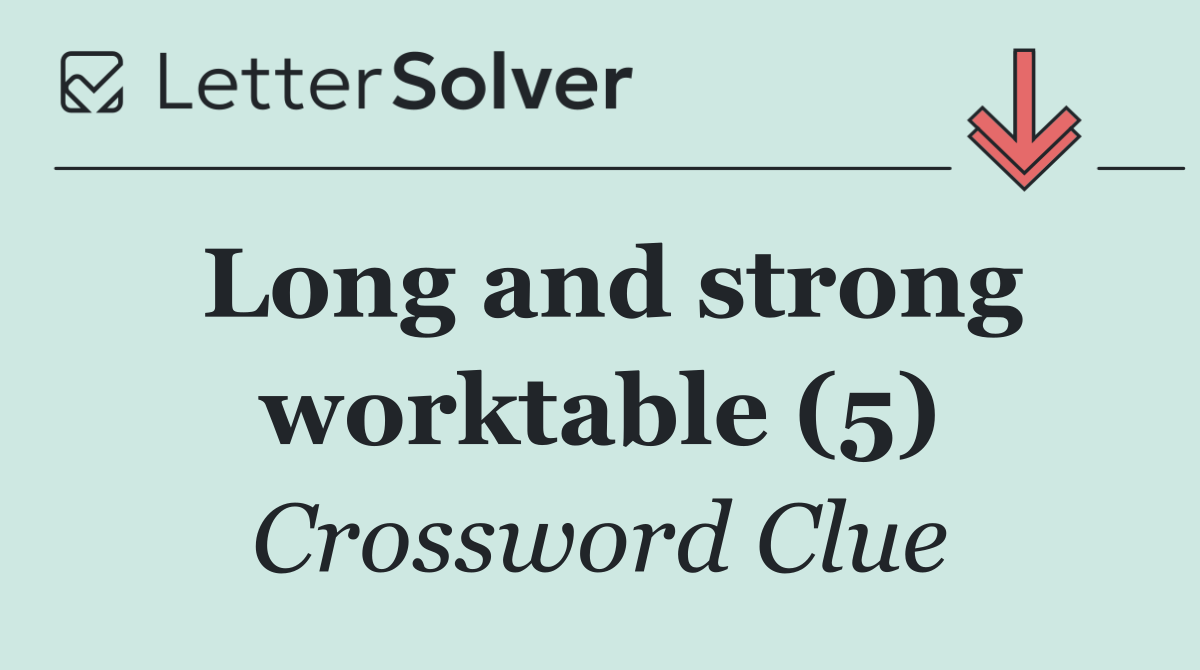 Long and strong worktable (5)