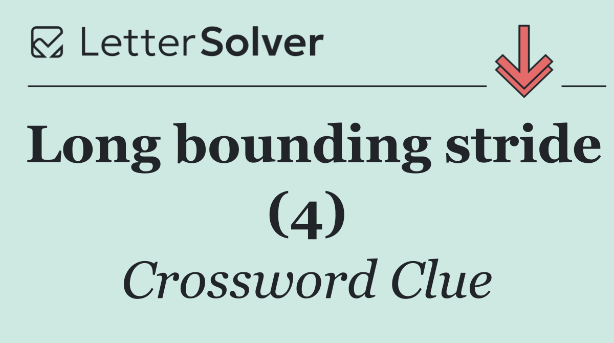 Long bounding stride (4)