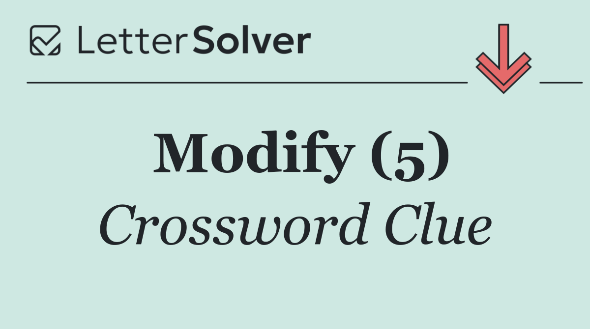 Modify (5)