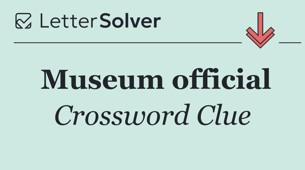 Museum official