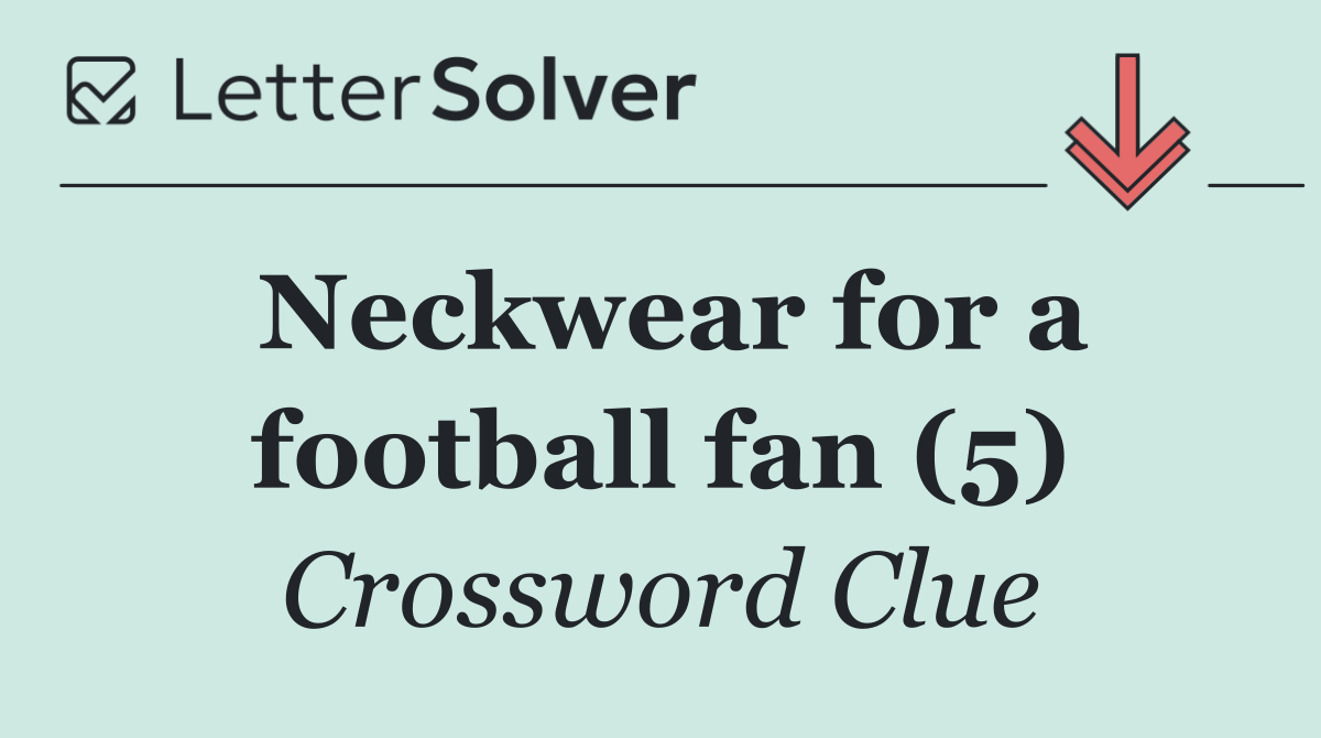 Neckwear for a football fan (5)