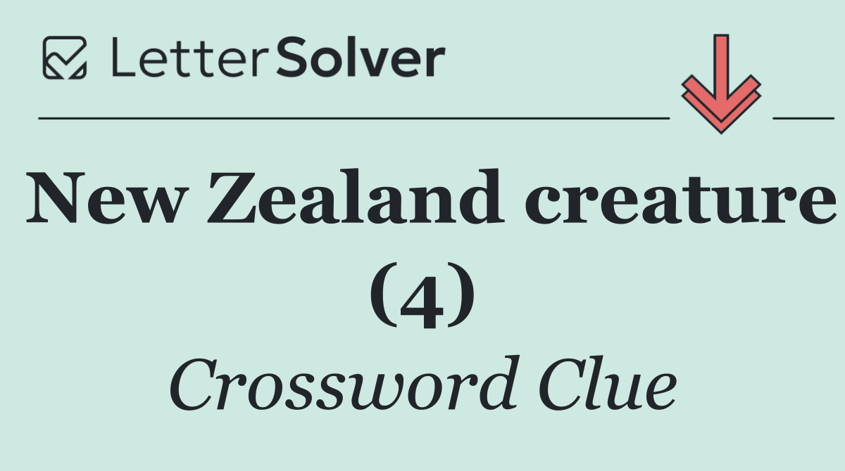 New Zealand creature (4)