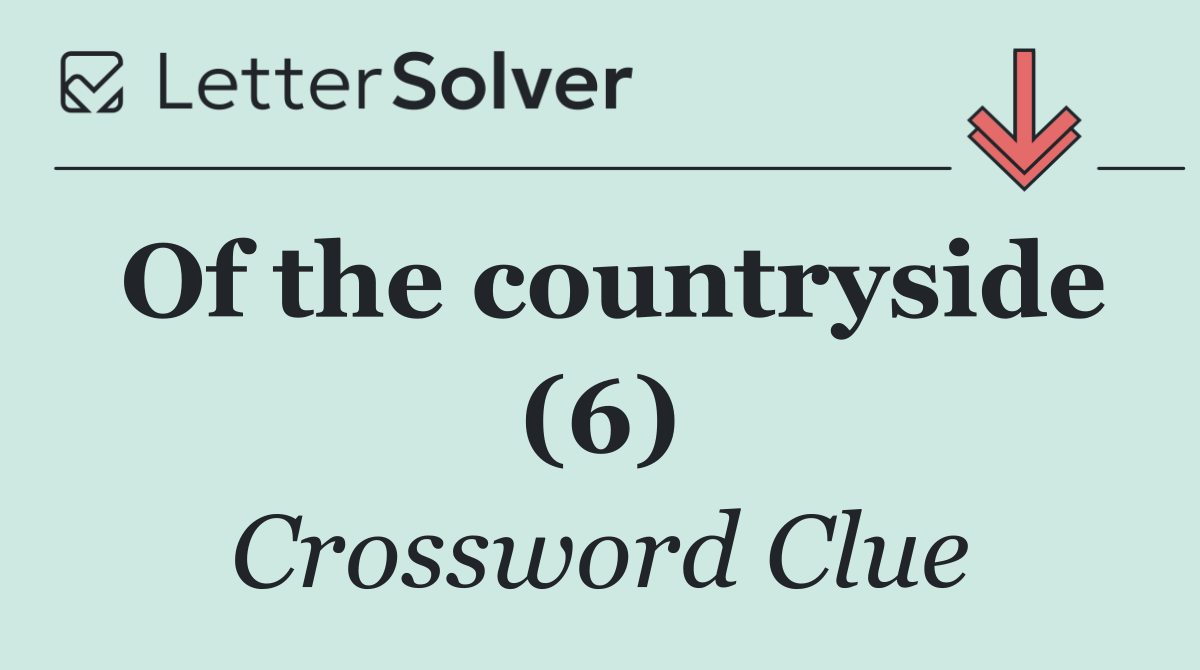 Of the countryside (6)