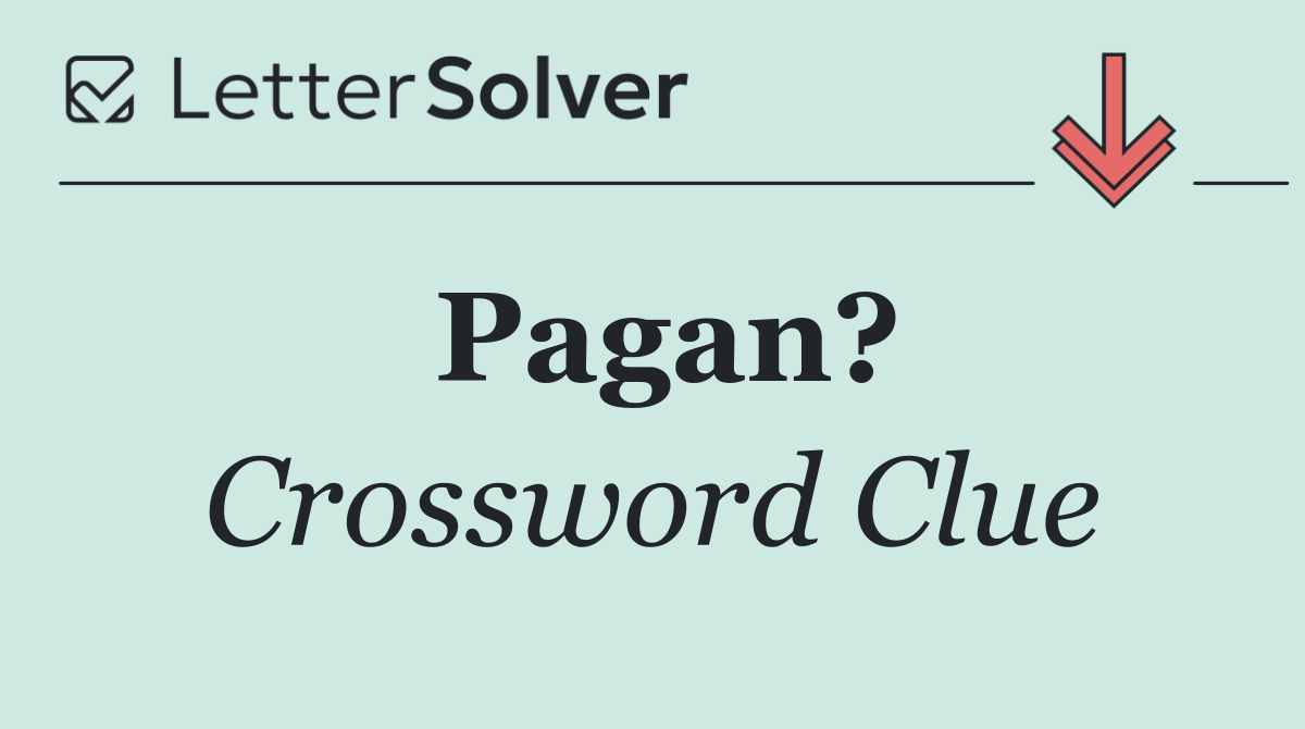 Pagan?