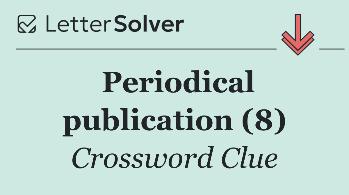 Periodical publication (8)