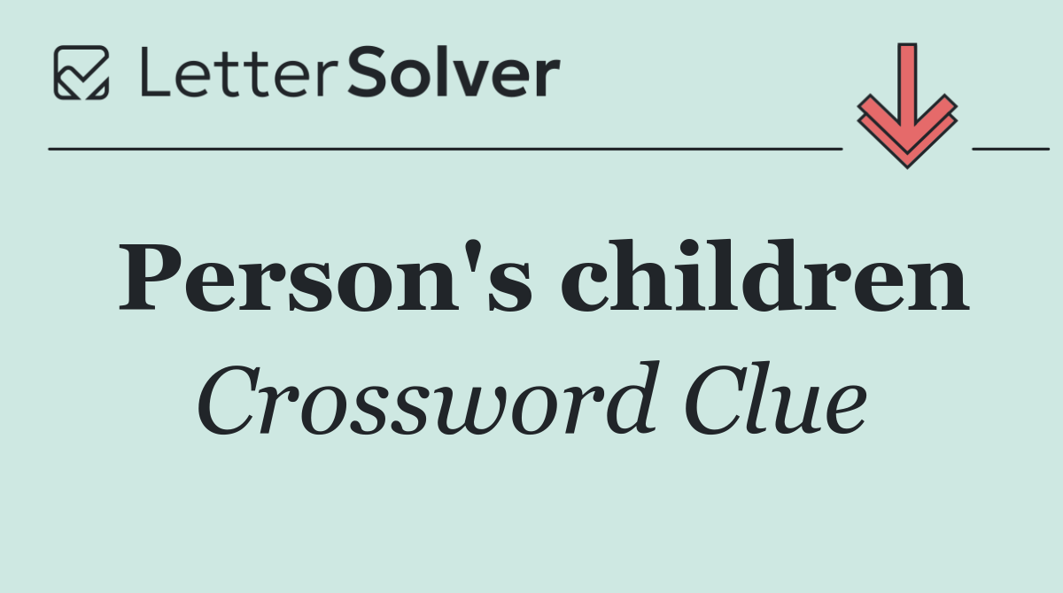 Person's children