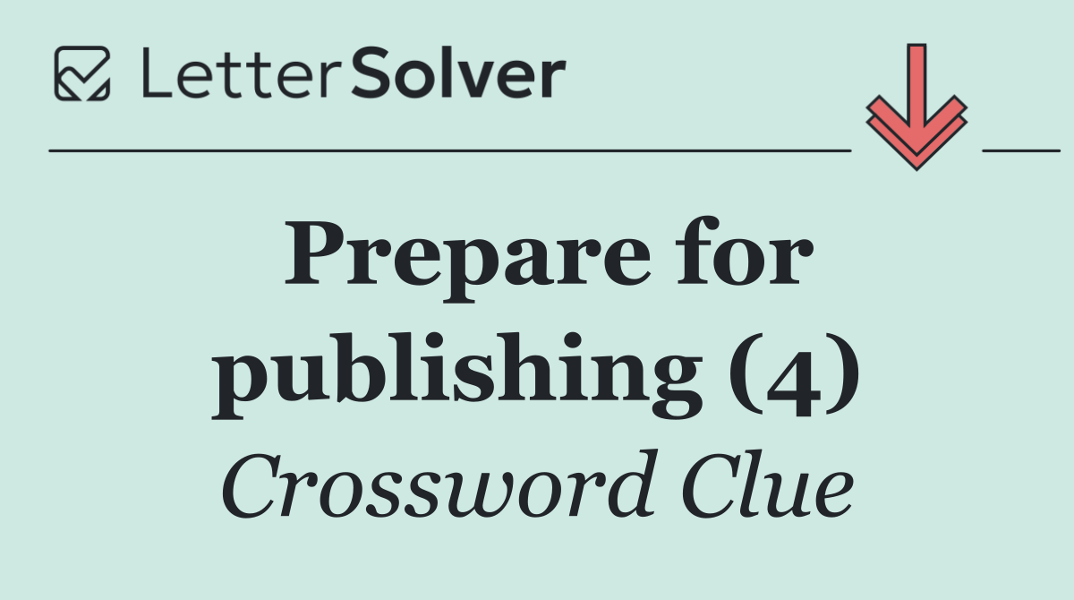 Prepare for publishing (4)
