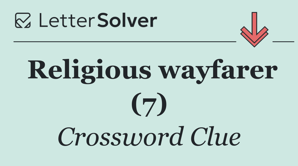 Religious wayfarer (7)