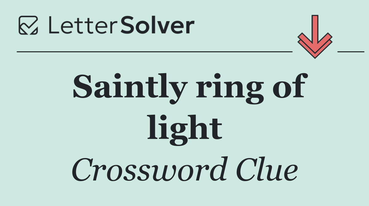 Saintly ring of light