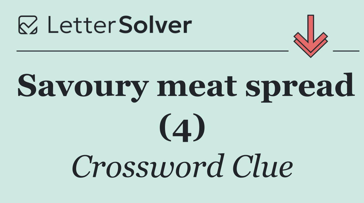 Savoury meat spread (4)