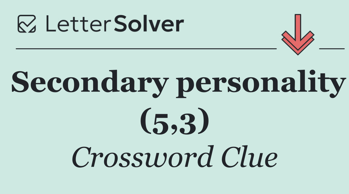 Secondary personality (5,3)