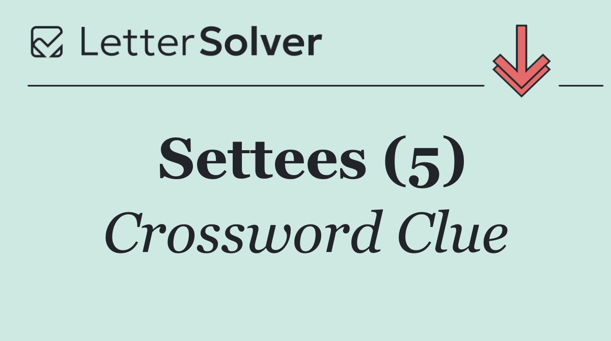 Settees (5)