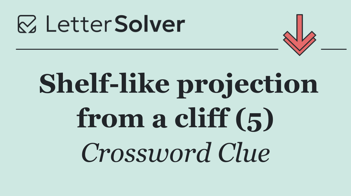 Shelf like projection from a cliff (5)